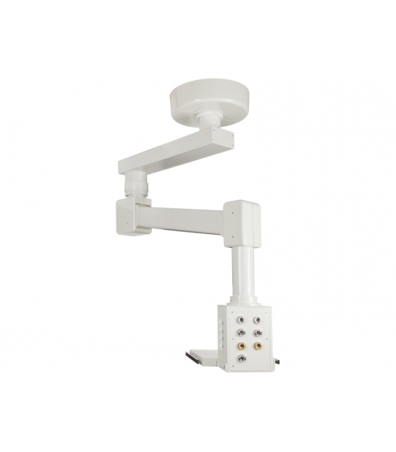 Cerrahi Pendant Tek Kollu, Mafsallı 5 Gaz Prizi DIN Norm