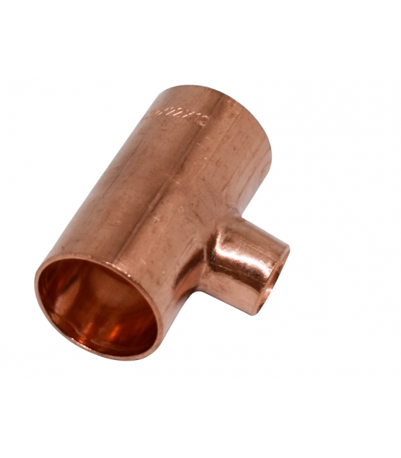 Bakır İnegal Te Ø 22 - Ø 12 - Ø 22 mm.