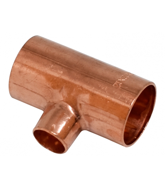 Bakır İnegal Te Ø 22 - Ø 12 - Ø 22 mm.