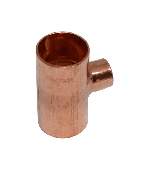 Bakır İnegal Te Ø 22 - Ø 12 - Ø 22 mm.