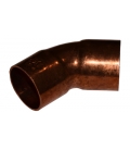 Bakır Dirsek 45° Ø 42 mm.