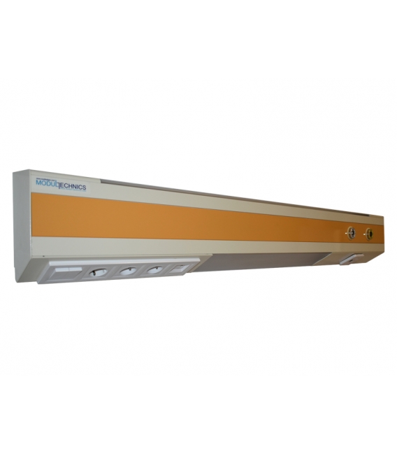 Hasta Yatak Başı Ünitesi ST 2 Kişilik 300 cm. 3 Gazlı BS Norm