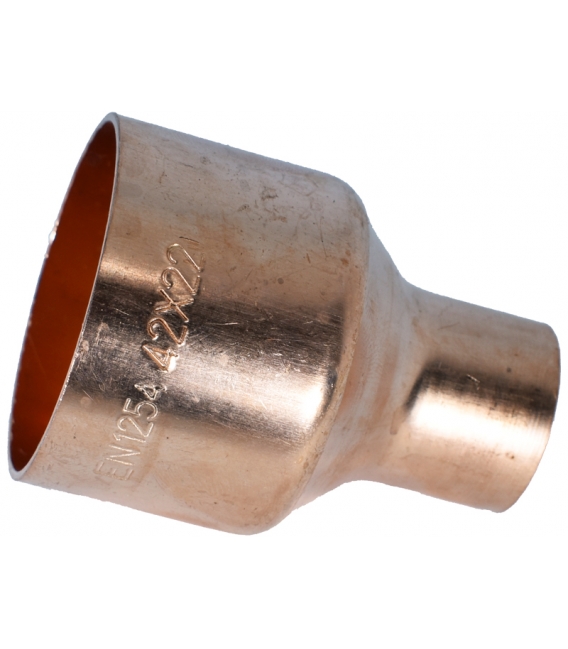 Bakır Redüksiyon Ø 42 - Ø 22 mm.